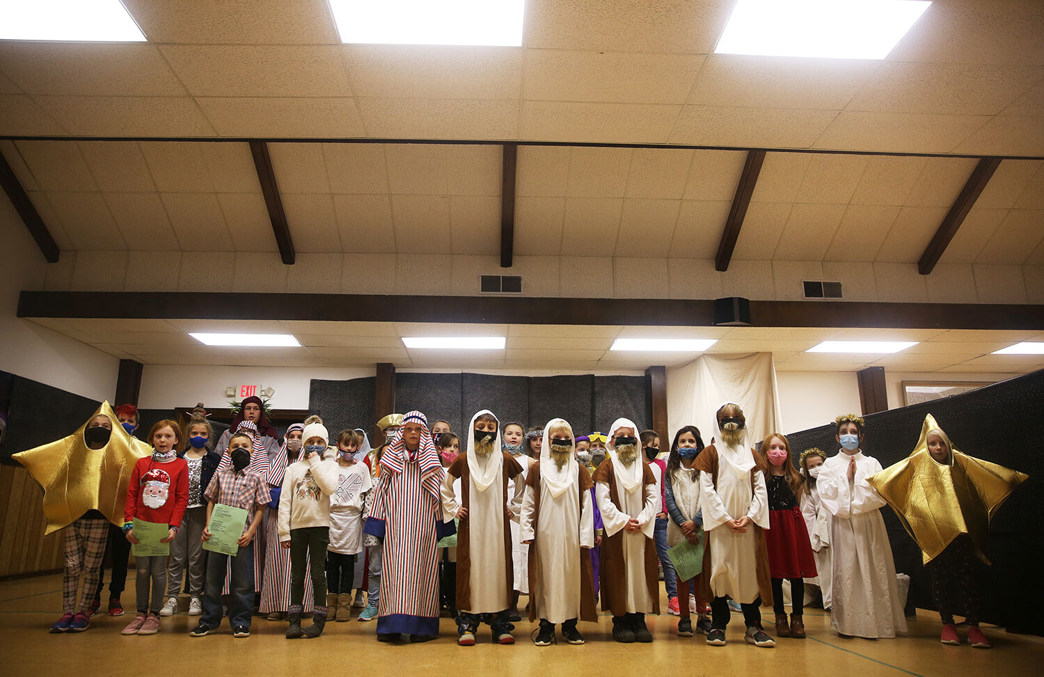 The Catholic Church held their annual Christmas Pageant